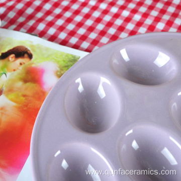 Wholesale High Quality Ceramic Egg Holder Plate